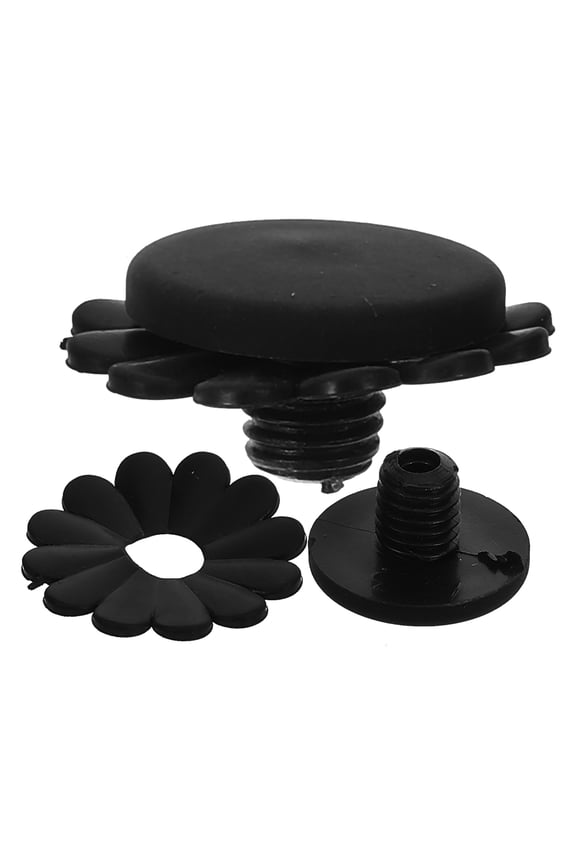 Umbrella Supply 2Sets of Black Plastic Replacement Tips for Repairing and Enhancing Umbrella Durability