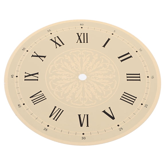 OHOIOLLA Iron Wall Clock Dial Plate, Clock Replacement Face with Decorative Multicolor for Home Decor or Craft Use