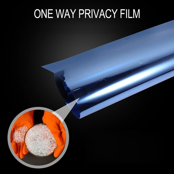 OHOIOLLA Heat Control Plated Silver Blackout Window Film Blocks Infrared Rays and Uv