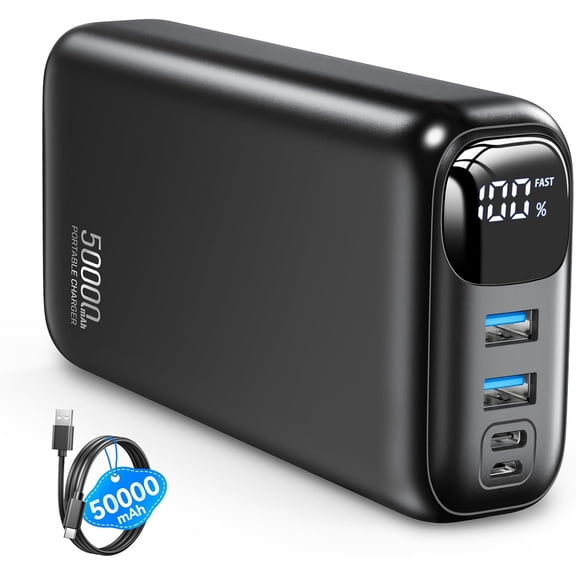 OHOVIV Portable Charger Power Bank 50000mAh,PD 22.5W Battery Pack