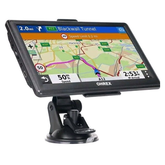 OHREX 7 inch GPS Navigation System for Car Truck RV,GPS Navigator with