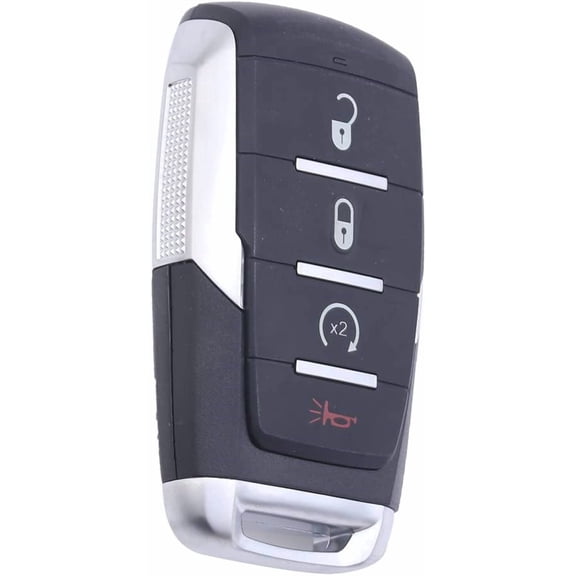 OHT-4882056 Car Key Fob Keyless Control Entry Remote Start 4 Button Vehicles Replacement Compatible with 2019-2021 Ram 1500