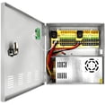 thumbnail image 1 of OHWOAI CCTV Indoor&Outdoor Power Supply 18CH Channel Port Box Output AC to DC 12V 30 Amp 360 Watt for CCTV DVR Security System and Cameras, 1 of 7