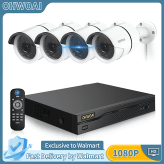 Swann Smart Security System 1080P 4カメラ Swann DVR-4580 4-Channel 1080p 1TB DVR Security Camera