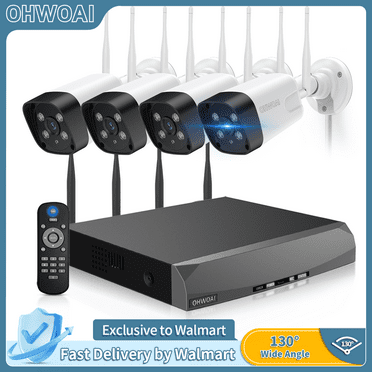 OHWOAI Wireless Outdoor Security Camera System with 2-Way Audio, 5MP Wifi Video Secuirty Cameras