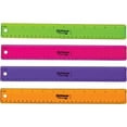 thumbnail image 1 of OIC, OIC30209, 12" Flexible Plastic Ruler, 12 / Pack, Assorted, 1 of 2