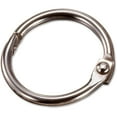 OIC, OIC99700, Looseleaf Book Rings, 100 / Box, Silver