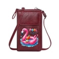 thumbnail image 1 of OIDERY Phone Bags for Women Card Wallets Purse Summer Fun Pool Life Flamingo Large Capacity Purse Gift Holiday Customized Gift, 1 of 12