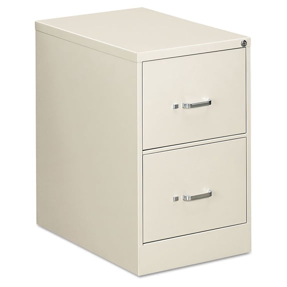 OIF 2 Drawers Vertical Lockable Filing Cabinet, Gray