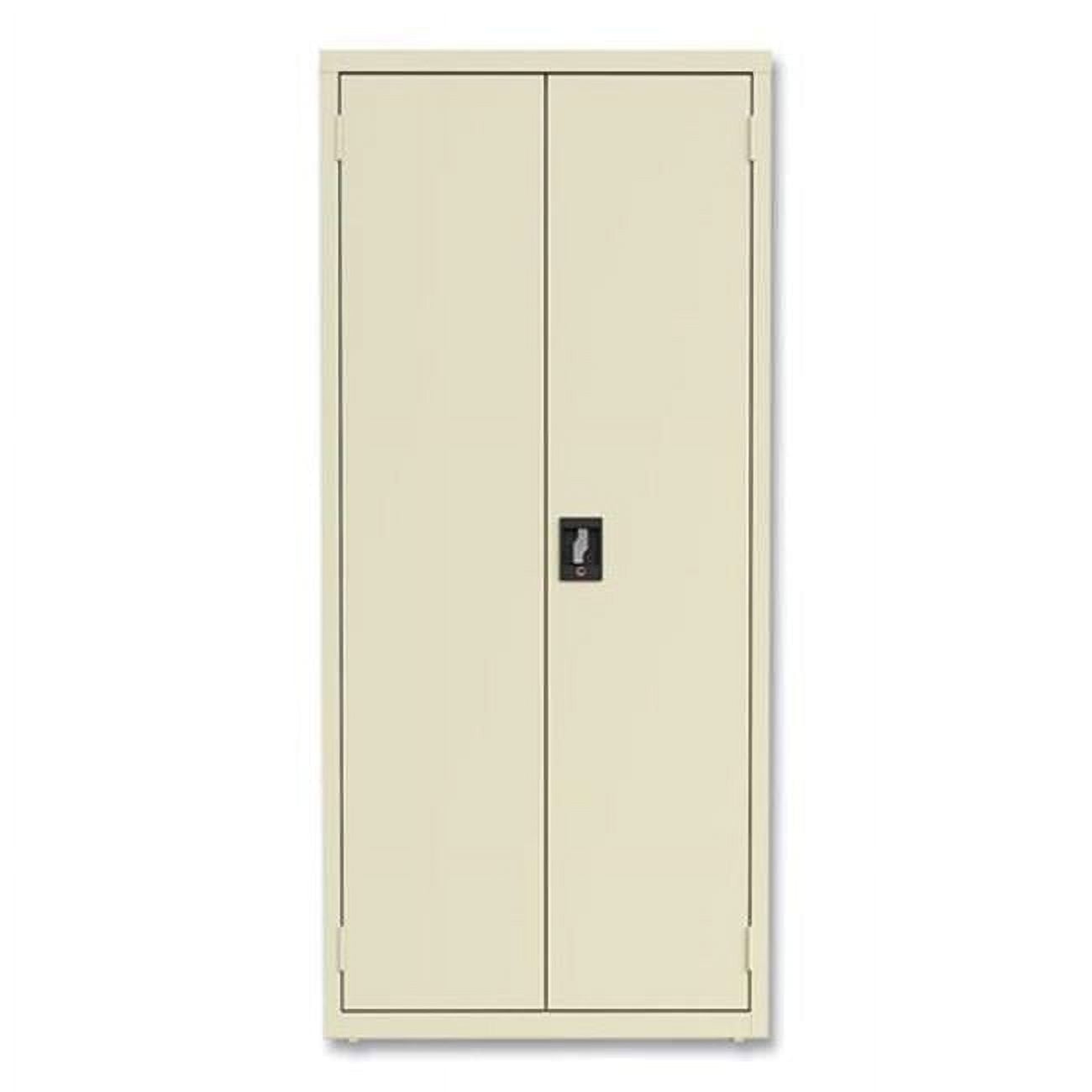 Putty Steel Lockable Office Cabinet with Adjustable Shelving