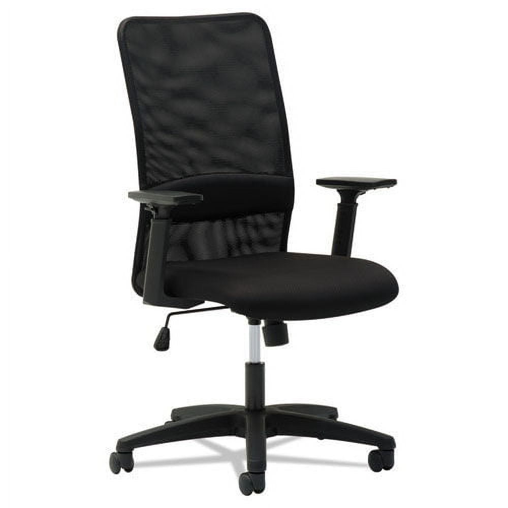 Black Mesh Adjustable High-Back Office Chair