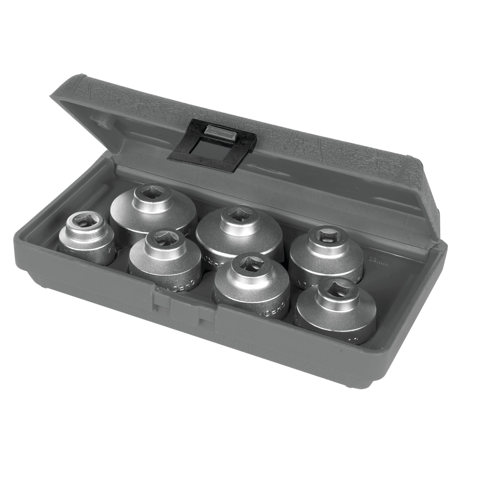 Performance Tool W54085 Oil Cartridge Socket Set (24, 27, 29, 30, 32, 36 and 38mm Sizes)