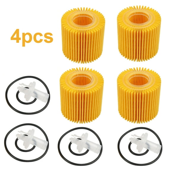 OIL FILTER SET OF 4 FOR TOYOTA COROLLA PRIUS SCION IM XD 04152-YZZA6 New