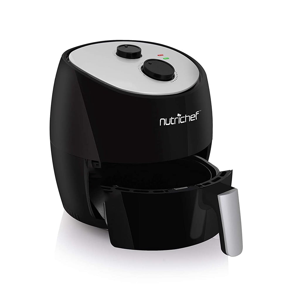 NutriChef PKAIRFR22 - Electric Air Fryer - Oil-Free Kitchen Air Frying with Non-Stick Fry Basket, 3.0L Capacity