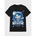 thumbnail image 1 of OIMCCIV 2023 Blue Astronaut Printing T-Shirt Leisure Crew Neck Pullover Graphic Tee with Short Sleeves T-Shirt, 1 of 6