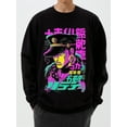thumbnail image 1 of OIMCCIV Unisex Casual Cartoon Graffiti Printing Crew Neck Pullover Graphic Hoodies, 1 of 6