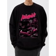 thumbnail image 1 of OIMCCIV Unisex Casual City Night Scenery Printing Crew Neck Pullover Graphic Hoodies, 1 of 6