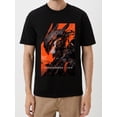 thumbnail image 1 of OIMCCIV Unisex Casual T-shirt Mecha Girl Graffiti Printing Crew Neck Graphic Tee with Short Sleeves T-Shirt, 1 of 6