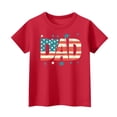 thumbnail image 1 of OIOLOYJM 4th Of July Shirts for Men Patriotic American Flag Fathers Day T Shirts Independence Day Casual Soft Short Sleeve Clothes for Gifts Red L, 1 of 3