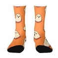 thumbnail image 1 of OIOLOYJM Compression Socks for Women Men Halloween Cute Novelty Printed Crew Socks Winter Funny Strecth Comfy Athletic Yoga Dress Socks for Holiday Gifts, 2-Packs Saffron, 1 of 6