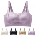 thumbnail image 1 of OIOLOYJM Custom-Lift Bust Shaping Bra for Women Cozy Soft Powerful Full Coverage Seamless Push up Bra Purple 2XL, 1 of 3