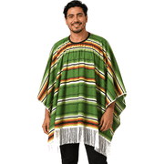 OIOLOYJM Men Womens Cinco De Mayo Mexican Fiesta Serape Poncho Pullover Colorful Fiesta Vintage Traditional Vacation Halloween Party Holiday Ponchos Shawl Purple One Size
