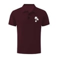 thumbnail image 1 of OIOLOYJM Mens Hawaiian Golf Shirts Summer Short Sleeve Mesh Casual Quick Dry Lightweight Polo Shirts Basic Work Athletic Collared Shirts Wine 7XL, 1 of 5