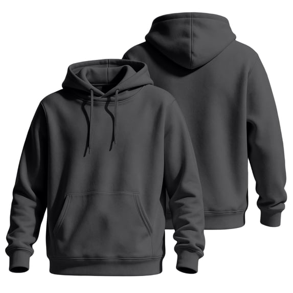 OIOLOYJM Mens Hoodies Casual Relaxed Fit Drawstring Soft Athletic Hooded Pullover Vintage Classic Outdoor Daily Tops with Pocket Dark Gray S