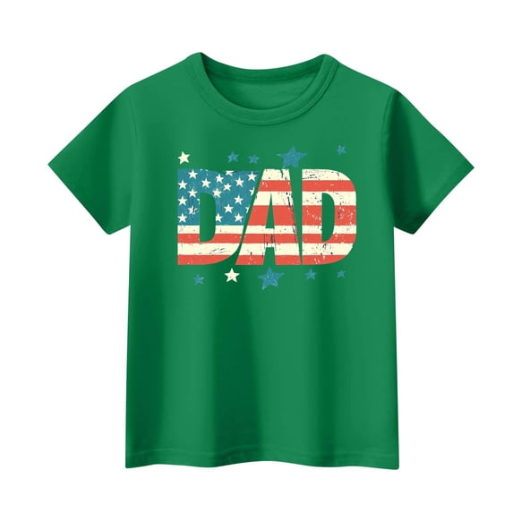 OIOLOYJM Mens Shirt 250 Anniversary USA American Flag 4th Of July Fasther's Day Shirts Independence Day Casual Soft Short-Sleeve Clothes Green 4XL