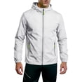 thumbnail image 1 of OIOLOYJM Mens Quick Dry Packable Hooded Jacket Casual Basic Fishing Lightweight Windbreaker Running Hiking Long Sleeve Jacket Coat with Package Bag White 2XL, 1 of 5