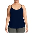 thumbnail image 1 of OIOLOYJM Oversized Camisole for Women Casual Adjustable Spaghetti Strap Tank Top Cotton Fashion Cozy Cami Undershirts Black L, 1 of 7