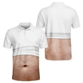 thumbnail image 1 of OIOLOYJM Polo Shirts for Men 3D Print Creativity Performance Short-Sleeve Casual Quick Dry Mesh Golf Shirts Basic Lounge Running Collared Tee Shirts White 5XL, 1 of 4