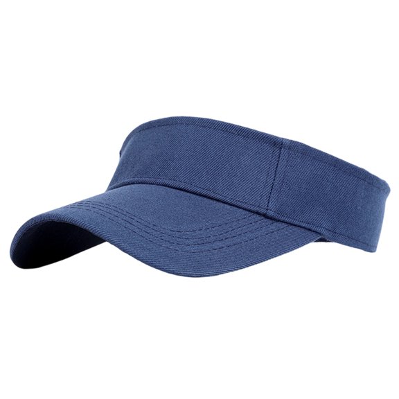 OIOLOYJM Sports Sun Visor Hats for Women Men Adjustable Snap Baseball Tennis Golf Hat Caps UV Protection Summer Beach Athletic Workout Visors Navy
