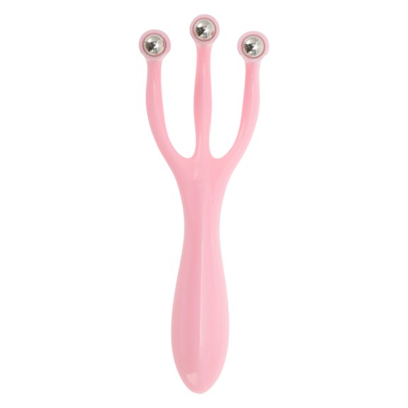 OITY 1 Pc Durable Facial Roller for Beauty Parlor Pink PP plastic beads Deep Tissue jaw massager