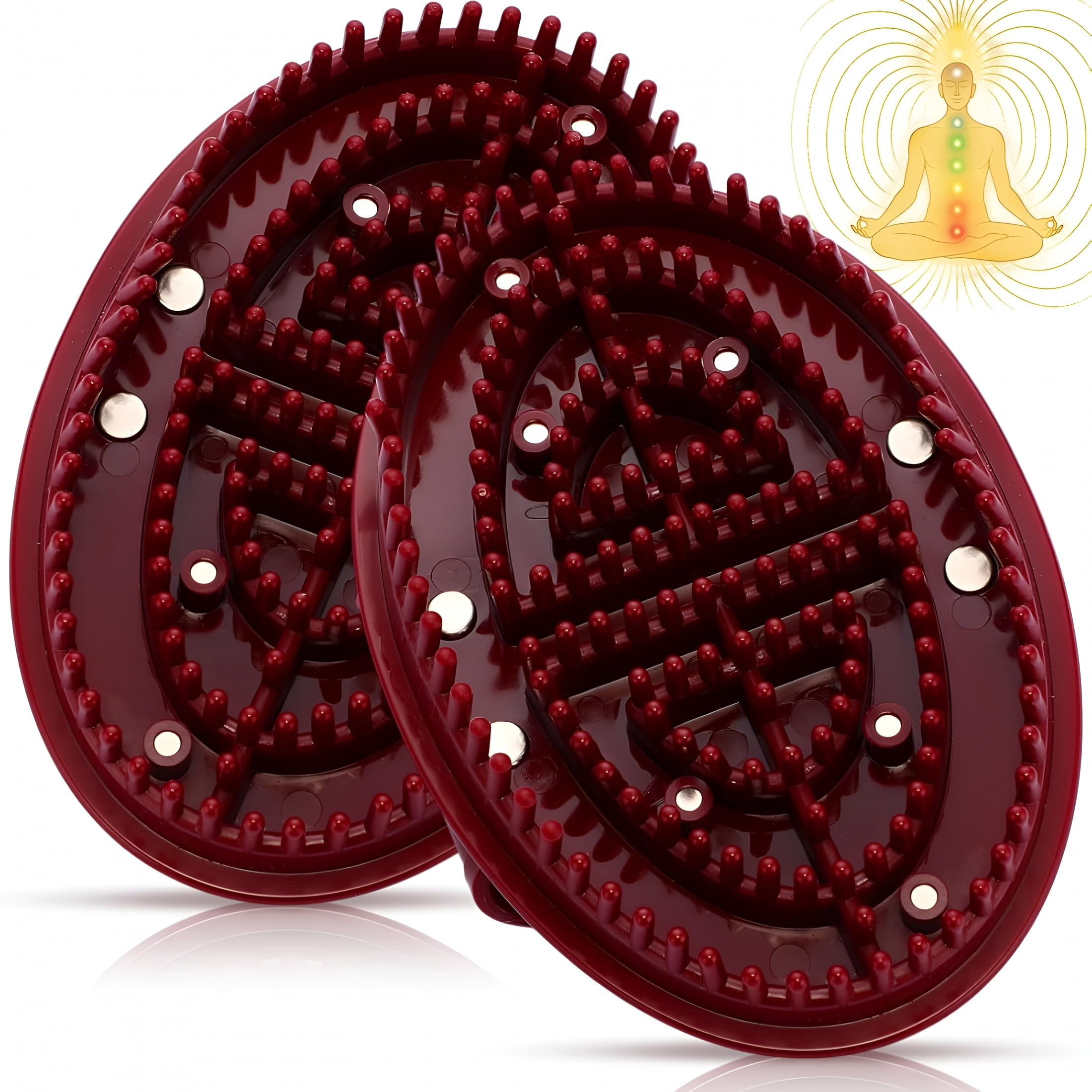 OITY 2 Pcs Massage Brush Magnetic Full Body Brush Beauty Salon Massage ...