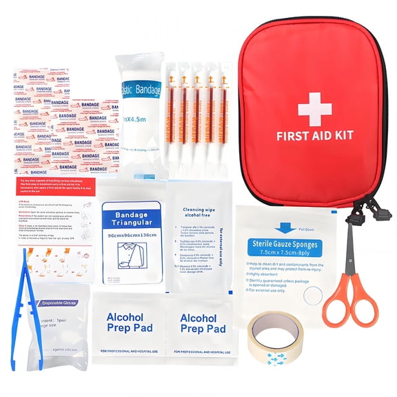 OITY 2026 New 51Pcs First Aid Kit Essential First Aid Kit for Home,Compact Medical Bag for Car,Hiking and Travel,For Office,Camping,Boating
