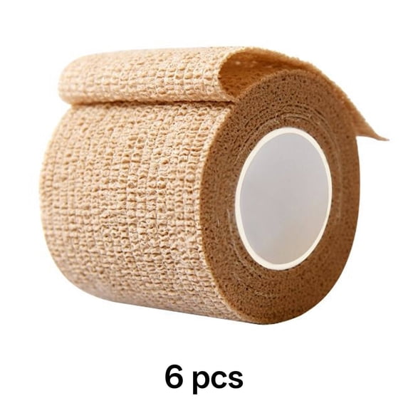 OITY 2026 New 6 Pcs Self Adhesive Bandage Wrap,Secure Bandage Wrap,Self-Adhesive Wrap for Wound Care, First Aid, Securing Dressings, Sports Injuries, Providing Support and Compression.