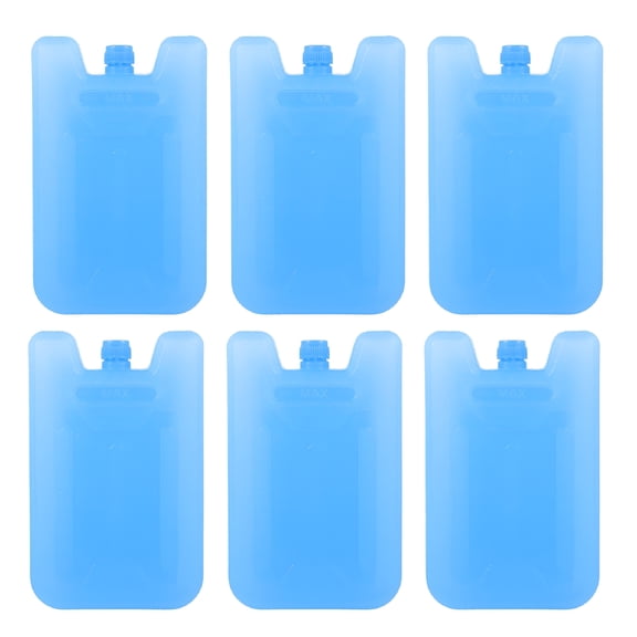 OITY 2026 New 6Pcs Freezer Packs for Air Conditioner Fan Ice Packs Ice Blocks Cooler Freezer Packs Reusable Ice Packs, for Cooling Air Conditioners, Fans, Coolers, Picnics, Travel Bags, Lunch Boxes