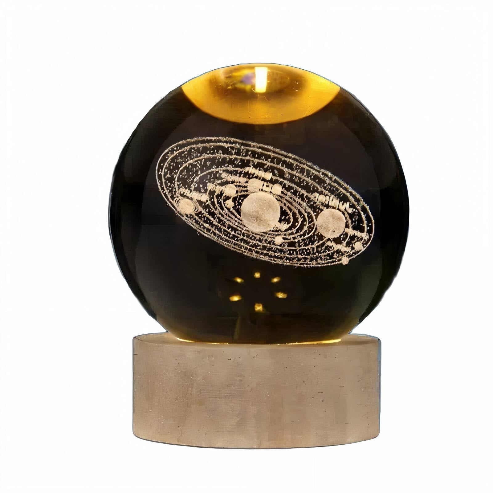 OITY 2026 New Desktop Decor Handcrafted Crystal Ball Levitating Globe ...