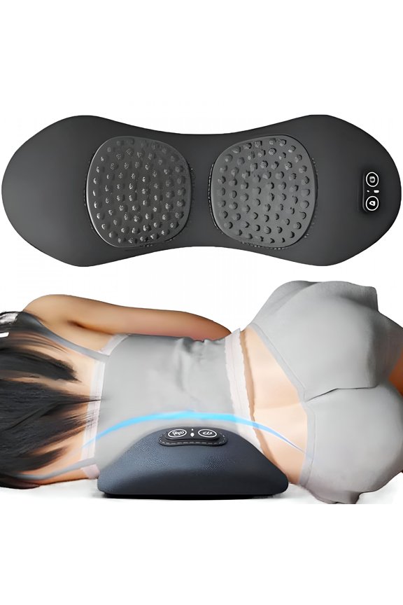 3 in 1 Electric Back Massager, Triple Fusion Back Massager with Heat Vibration, Back Massager for Pain Relief Deep Tissue