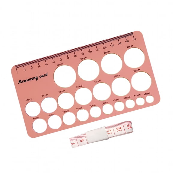 OITY Double Scale Nipple Measuring Device Food Grade Silicone Tool for Pump Flange Fit Nipple Sizer for Flanges