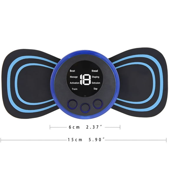 OITY Dual Unit Pain Relief Massager - Electric Pulse Muscle Stimulator with Tens Ems Therapy Tense Muscle Relaxer