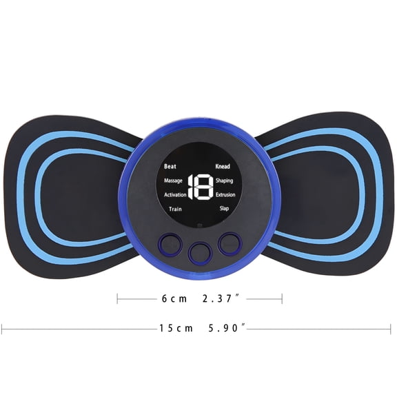 OITY Dual Unit Pain Relief Massager - Electric Pulse Muscle Stimulator with Tens Ems Therapy Tense Muscle Relaxer