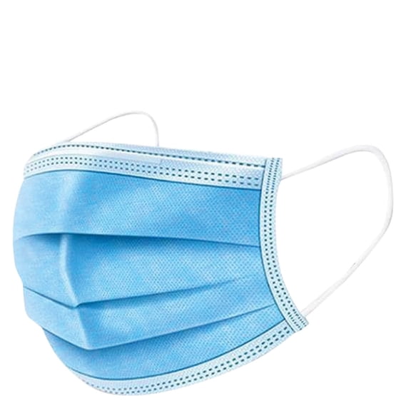 OITY Earloop Disposable Face Masks Disposable Masks for Adults,Blue,25 Count