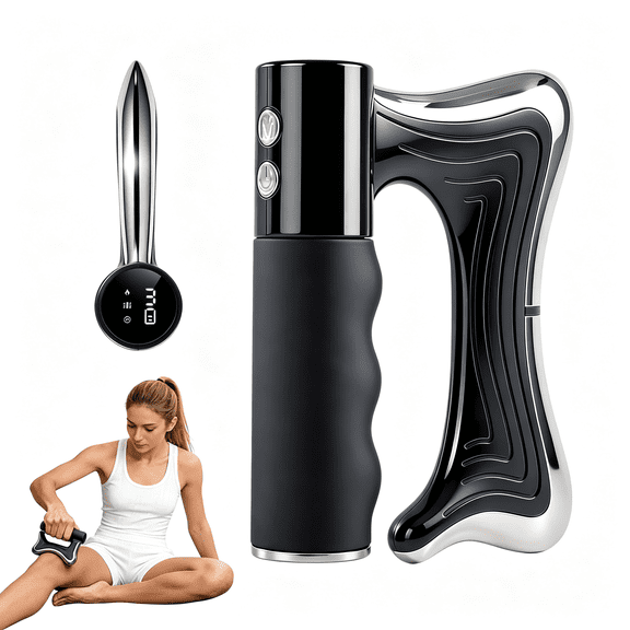 OITY Electric Heated Muscle Scraper Tool with 3 Vibration Settings,Adjustable Heating&Pulse Function,Professional Fascia Blaster Massage Tools for Deep Tissue Relief&Full Body Recovery