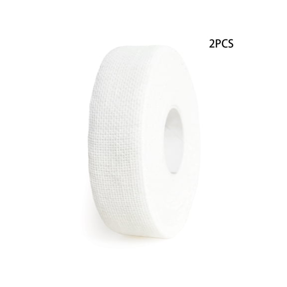 OITY Finger Tape 2, 3, 6 Or 12 Pack White | Residue Free Skin Friendly Strong Athletic Sports Tapes | 0.5 X 45 Ft for Bjj Jiu Jitsu Grappling Mma Knob Tape Weight (White, 2 Pack)