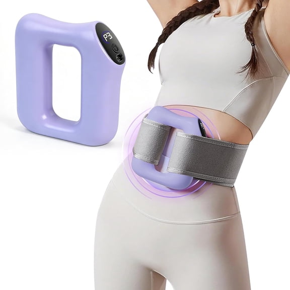 OITY Full-Body Fascia Ring Massager with Adjustable Strap,8 Vibration Modes Hands-Free for Belly,Back,Legs,Waist
