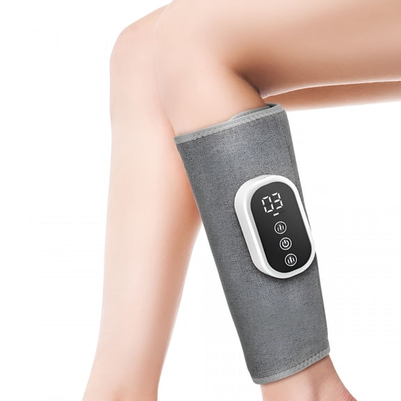 OITY Leg Massager for Circulation, Air Compression Calf Massager with 3 Modes 3 Intensities, Heated Leg Massager for Muscle Recovery, 15-Minute Auto-Shutoff