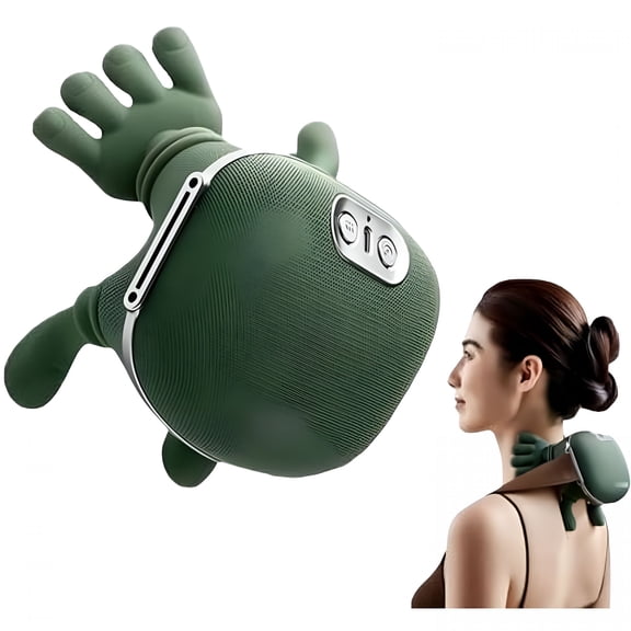 OITY Massage Master for Shoulder,Neck,Lower Abdominal,Shiatsu Back and Neck Massager for Pain Relief Deep Tissue,Electric Kneading Massage Pillow,Electric Cordless Gifts to Men Women