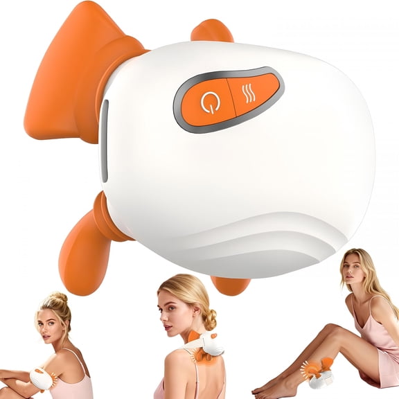 OITY Neck and Shoulder Massager, Bionic Shiatsu Heated Back Massager, Hands Massager with Fingers, 4D Kneading Massage, Simulates a Real Palm Massage for Deep Relief